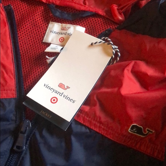 Navy& Red TargetxVineyardVines Small windbreaker - Picture 5 of 5
